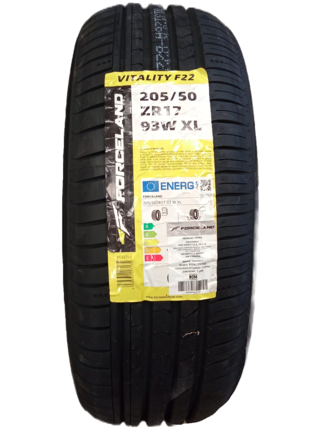 205/50R17 FORCELAND VITALITY F22 93W XL