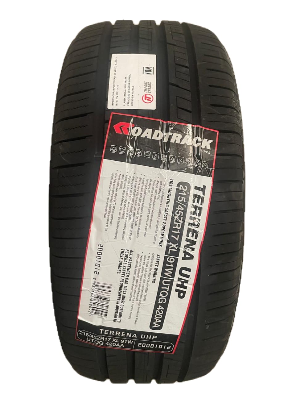 215/45R17 ROADTRACK TERRENA UHP 91W XL