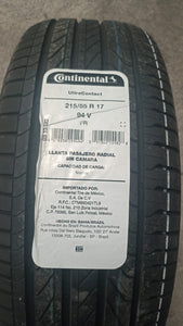 215/55R17 CONTINENTAL ULTRACONTACT 94V