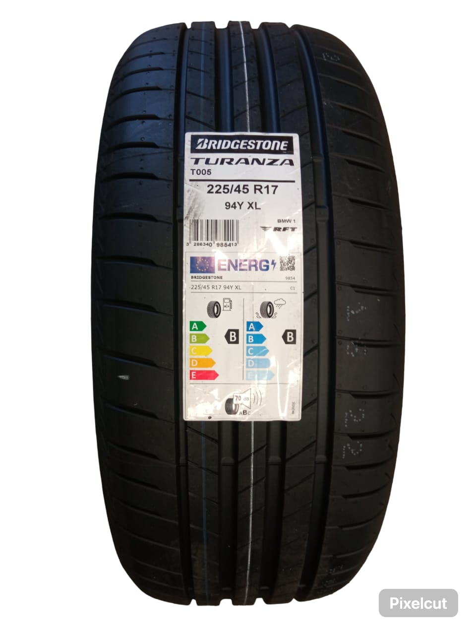 225/45R17 BRIDGESTONE TURANZA T005 94Y XL RFT