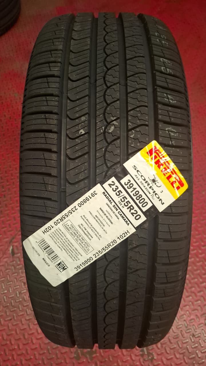 235/55R20 PIRELLI SCORPION A/S+3 102H