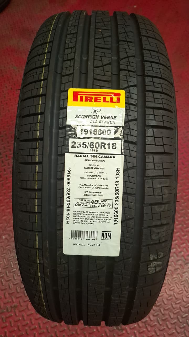 235/60R18 PIRELLI SCORPION A/S+3 103H