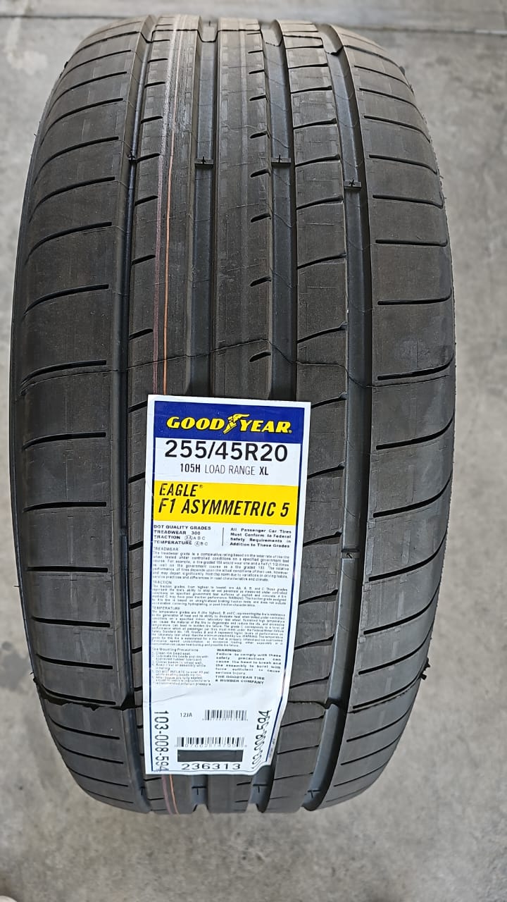 255/45R20 GOODYEAR EAGLE F1 ASYM 5 105H MO
