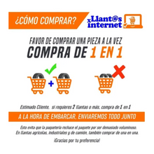 Cargar imagen en el visor de la galería, LT7.50-17 TORNEL T-1300 8C C/C LINEAL
