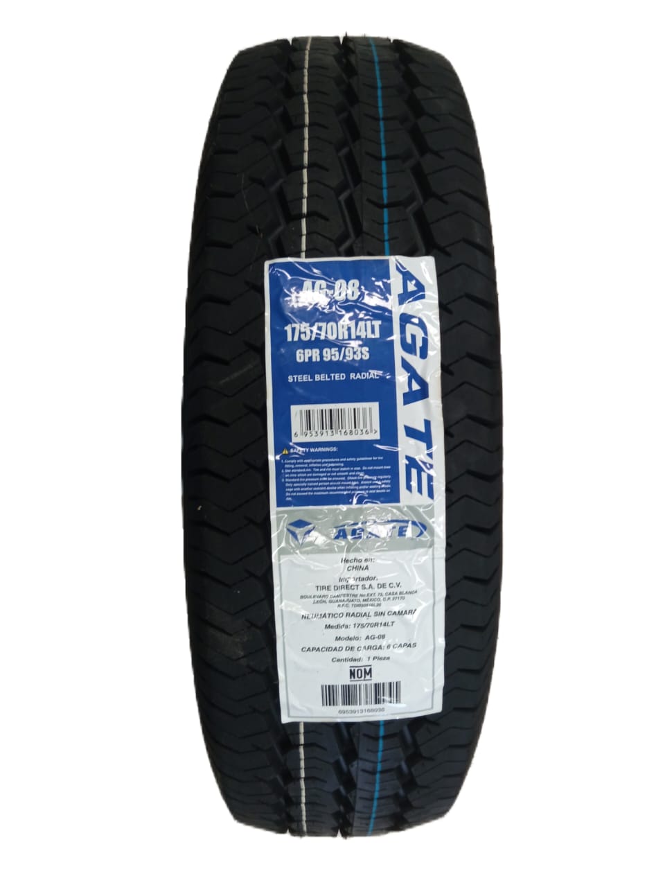LT175/70R14 AGATE AG-08 95/93S 6C
