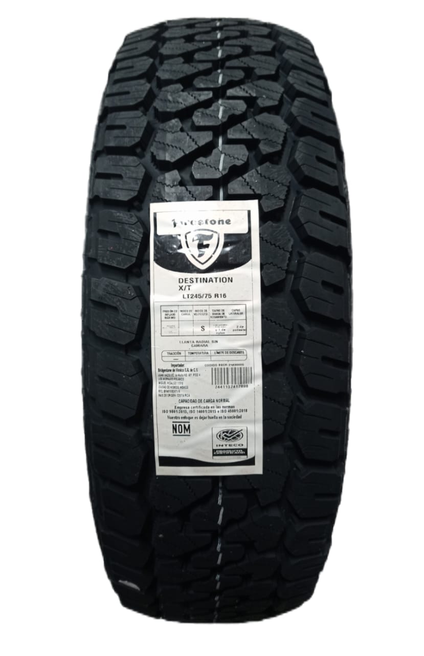 LT245/75R16 FIRESTONE DESTINATION X/T 120/116S