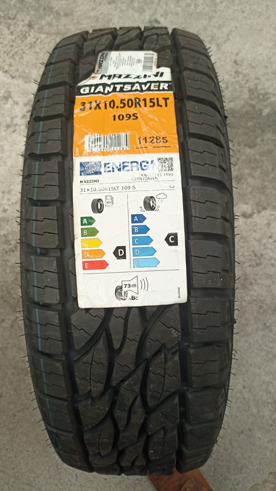 LT31X10.5R15 MAZZINI GIANTSAVER 109S