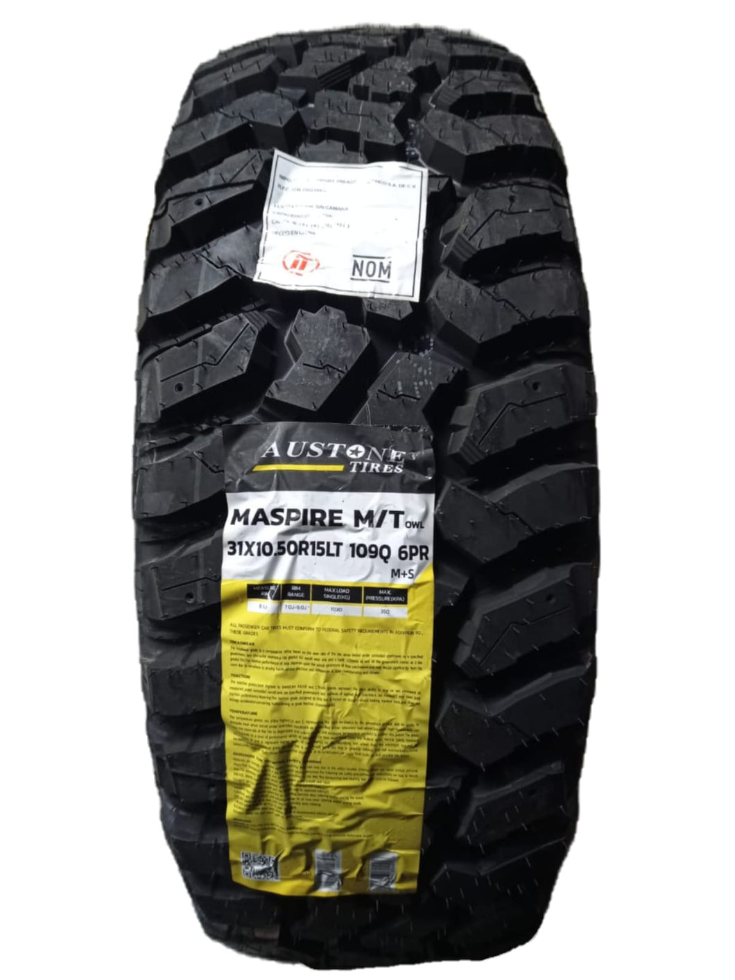 LT31X10.5R15 PAQUETE 2 PZA AUSTONE MASPIRE M/T 109Q
